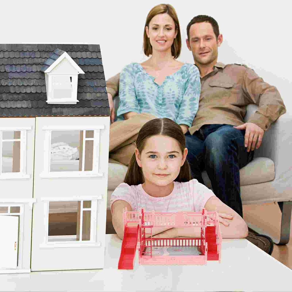 Betten Möbel Lil Critters Ldealhouse Rahmen Puppenhaus Schlafzimmer Kunststoff Zubehör Etagenbett für Puppen Küche