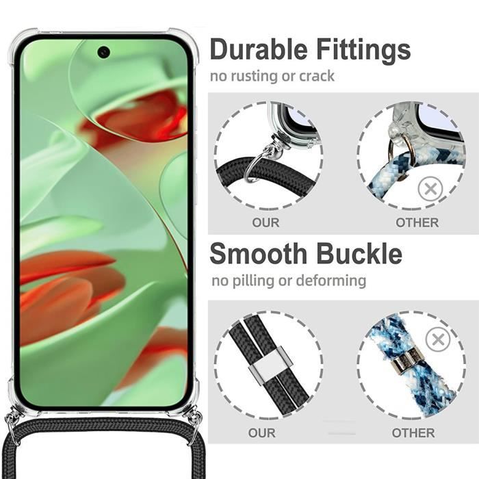 Coque de protection - Google - Pixel 9 - Antichoc - Cordon Bleu Marine - Souple