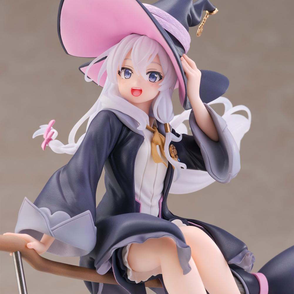Anime Figure Elaina Figure Elaina Flying Action Figures Witch Figurine Doll PVC Girl Model Toys Adult Collection Statue Gift19cm