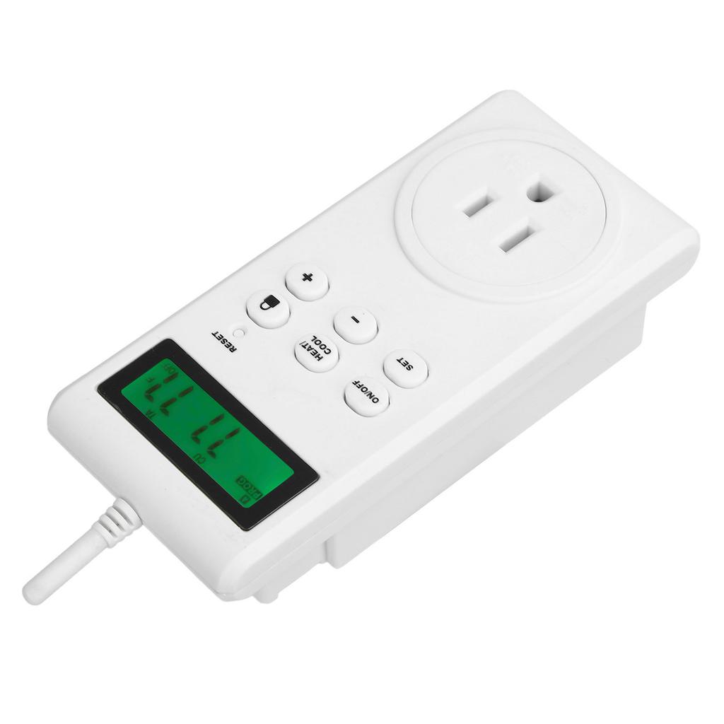 TS-3000 Temperature Controller LCD Thermostat with Wireless Socket for Room Cooling HeatingEU 230V