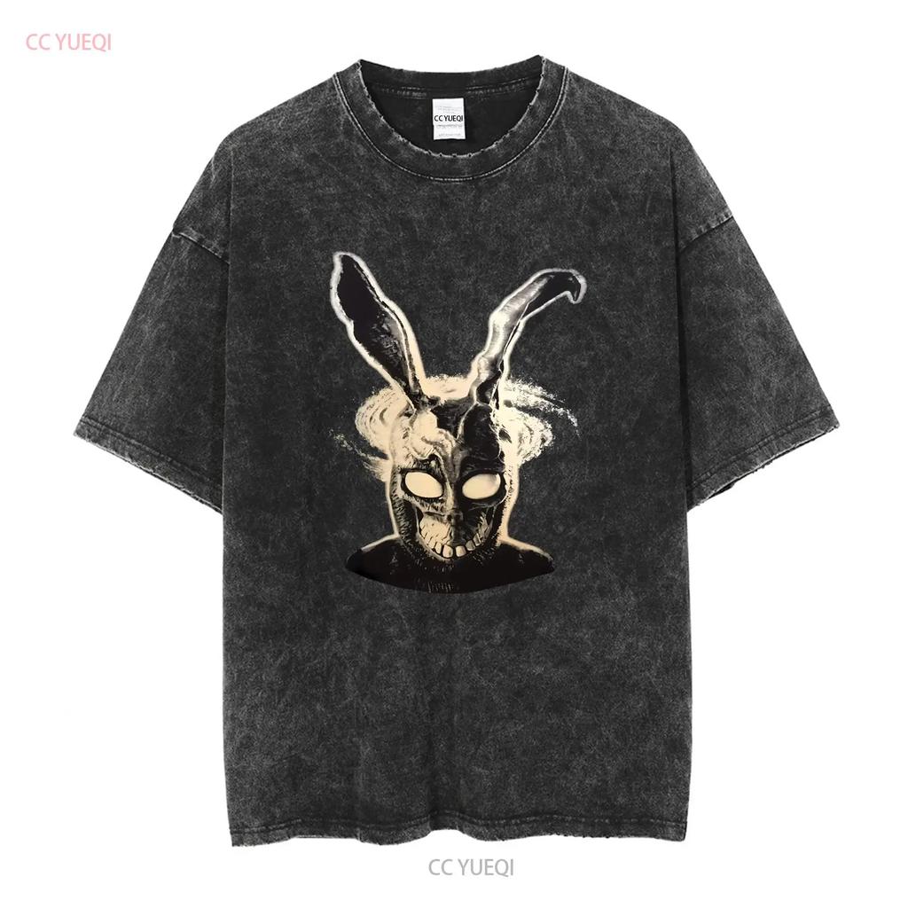 Donnie Darko T Shirt Long or Short Sleeves Vintage Washed Breathable Top For Everyday Wear Fashion Stylish Streetwear Slightly