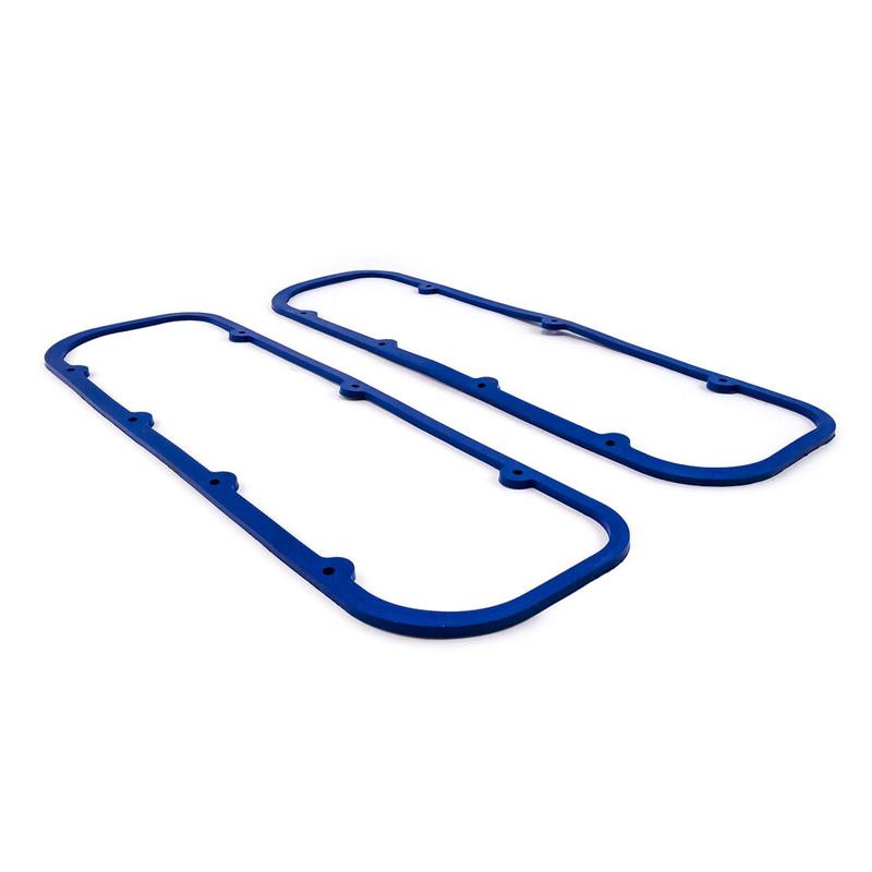 2Pcs Engine Valve Cover Gasket Seal Fit for Chevrolet Chevy BBC 396 427 454 472 502 Blue Rubber