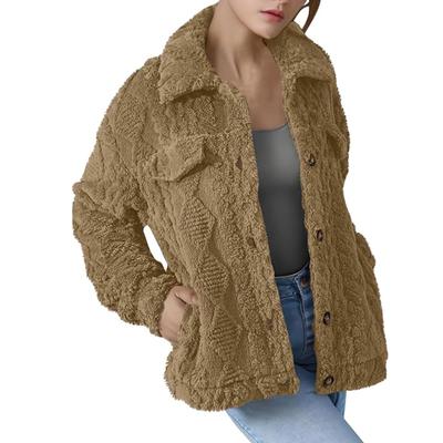 Damen Locker Langärmlig, Modisch, Übergröße Warme Strickjacke Jacke Oberteil