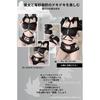 Domila Sexy Lingerie Women's Rivets Hollow One-piece Sexy Bunny Suit Small Breasts Gather Cosplay