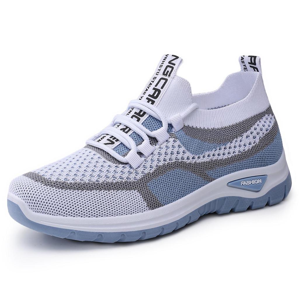 Women's Versatile Mesh Breathable Sneakers - Casual Soft Sole Lace-up Running Shoes