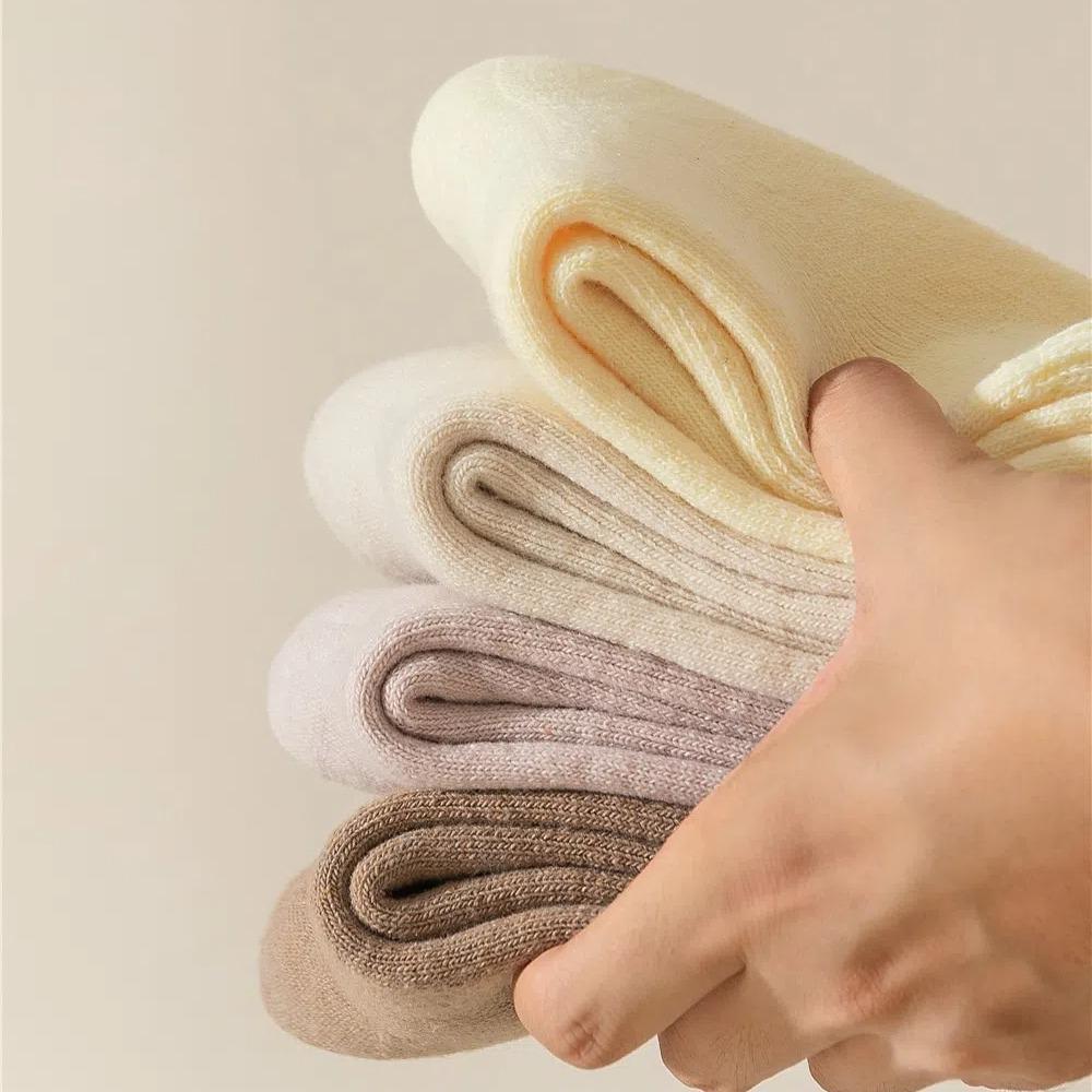 1 Pair Keep Warm Women Socks Thick Sleep Socks Comfortable Mid Tube Socks  Winter
