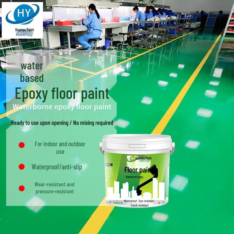 HuanYu hy0001 Wasserbasierte Epoxid-Bodenfarbe