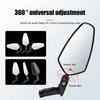 Kolip Adjustable Foldable Bicycle Mirror High Definition Large Viewing Angle Mountain Bike Rear View Mirror