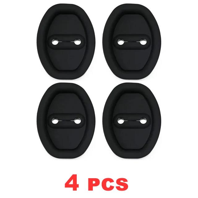 Car Door Lock Buffer Shock Absorber Silicone Cushion Universal Car Door Closing Sound Deadener Damper Antirust Protective Covers Interior Mirrors 6