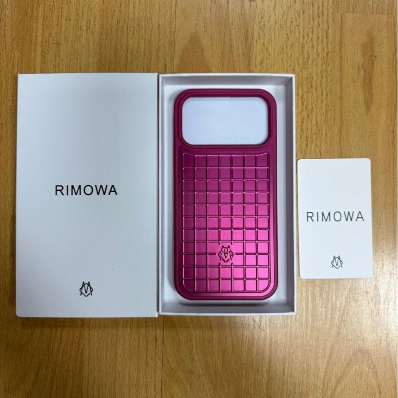 RIMOWA Kovové ochranné pouzdro IPhone 17 Pro Max 18 Nárazuvzdorný hliníkový kryt na telefon