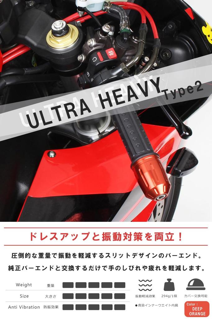 POSH FAITH Motorcycle Supplies Handlebar End [Made In Japan] Ultra