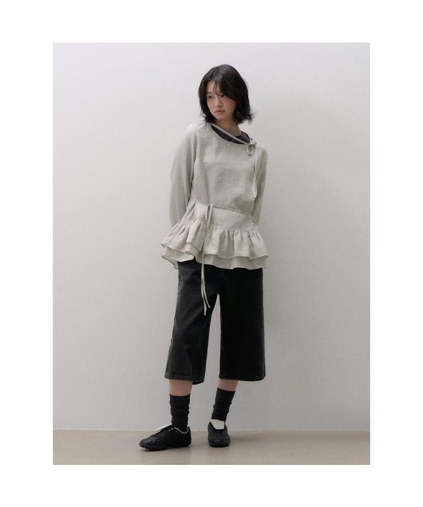 8seconds Layered Long Sleeve Blouse Khaki