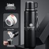 Large Capacity 304 Stainless Steel Insulated Portable Thermos Cup with Tea Separation