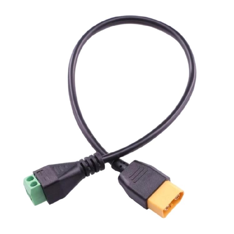 

Male 2 Pin Quick Connecting Power Cable with Screw Lock Terminals Suitable for Solar Panel Car and Powerful Devices 1