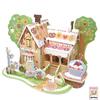 Dollhouse Dream Home Easy Assembly for Kids No Glue Required Insert Type (Candy House)