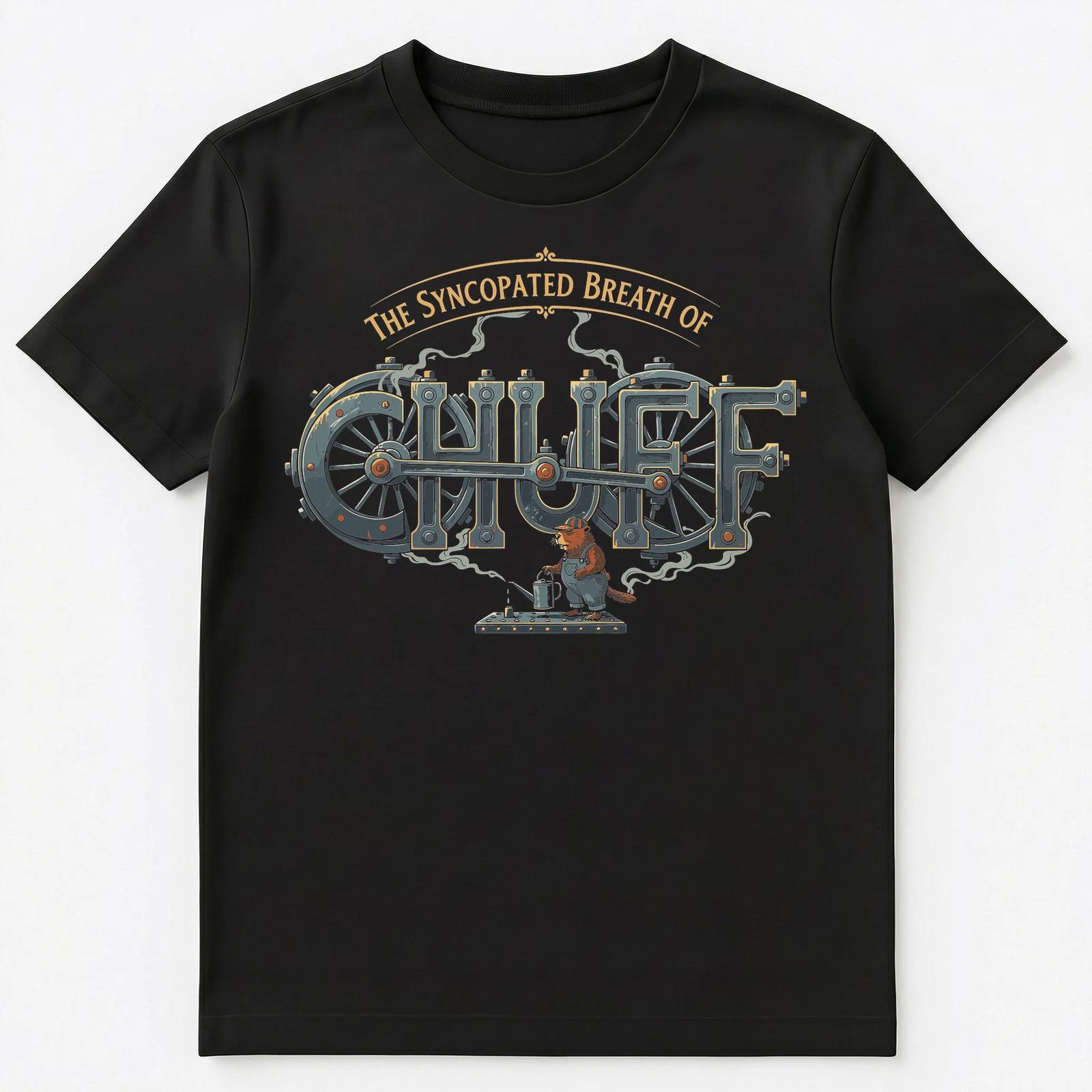 Engineer Beaver Steam Chuff Engine Industrial Wordplay Unisex T-Shirt 2XL