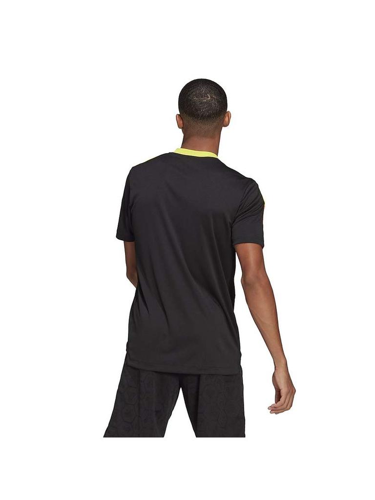 Adidas Tiro 21 Size M Jersey, Black/Vivid Red/Acid Yellow,