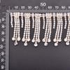 Fashion Clear Glass Rhinestone Trim Tassel Fringe Metal Strass Cup Chain Ribbon Crystal Applique Banding for Clothing Crafts