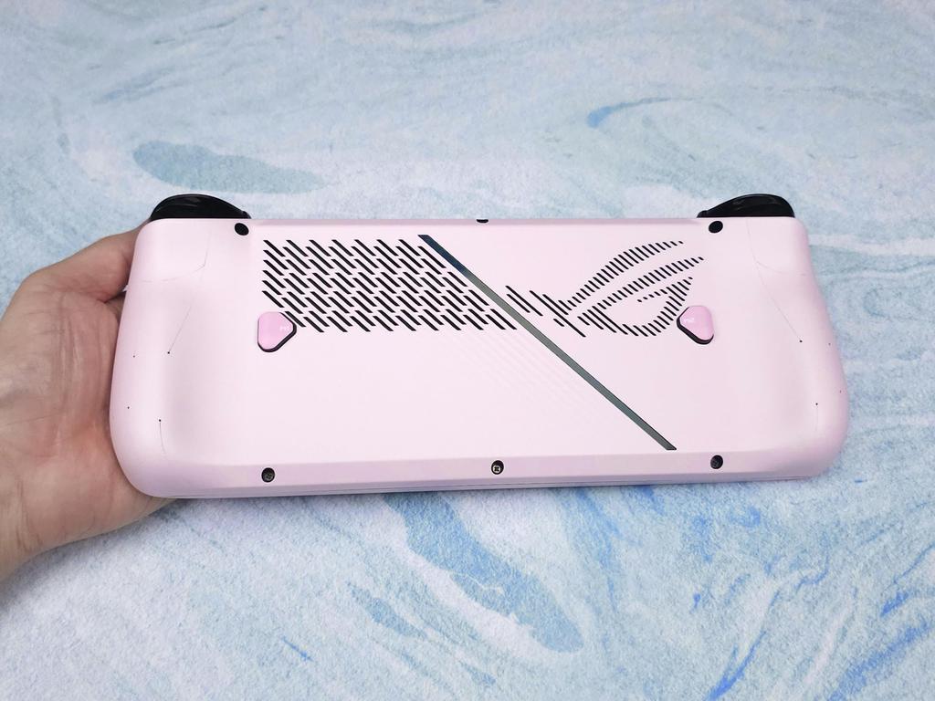 Rog Ally X Matte Skin, Pink Edition, a full-wrap matte vinyl skin for Rog Ally X (designed by POP SKIN)