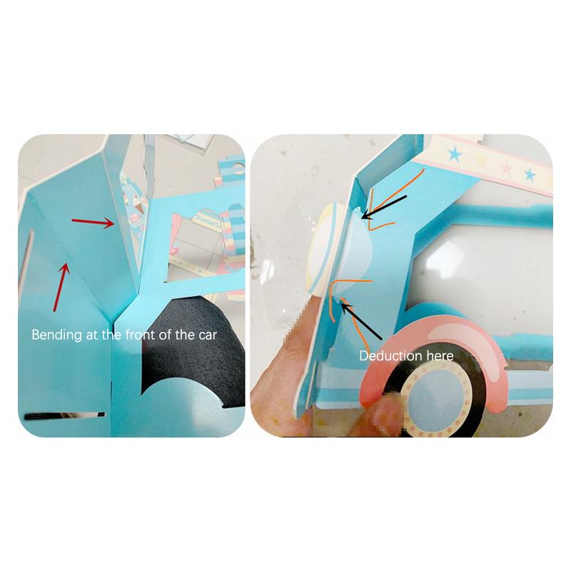 Dessert Table Birthday Ice Cream Holder Display Ice Cream Truck Ice Cream Car Bus Cake Stand Cake Cupcake Stand Bus Cupcake