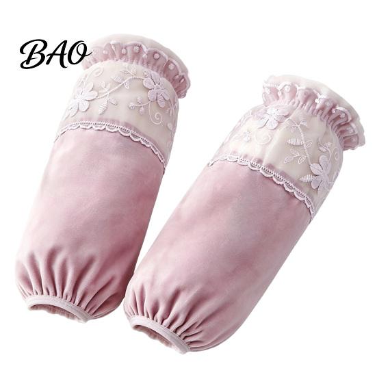 Elastic Cuff Protectors for Cooking Stain Resistant Lace Sleeves Women, Arm Kitchen Comfortable Students And Office Work, Extended Breathable Forearm
