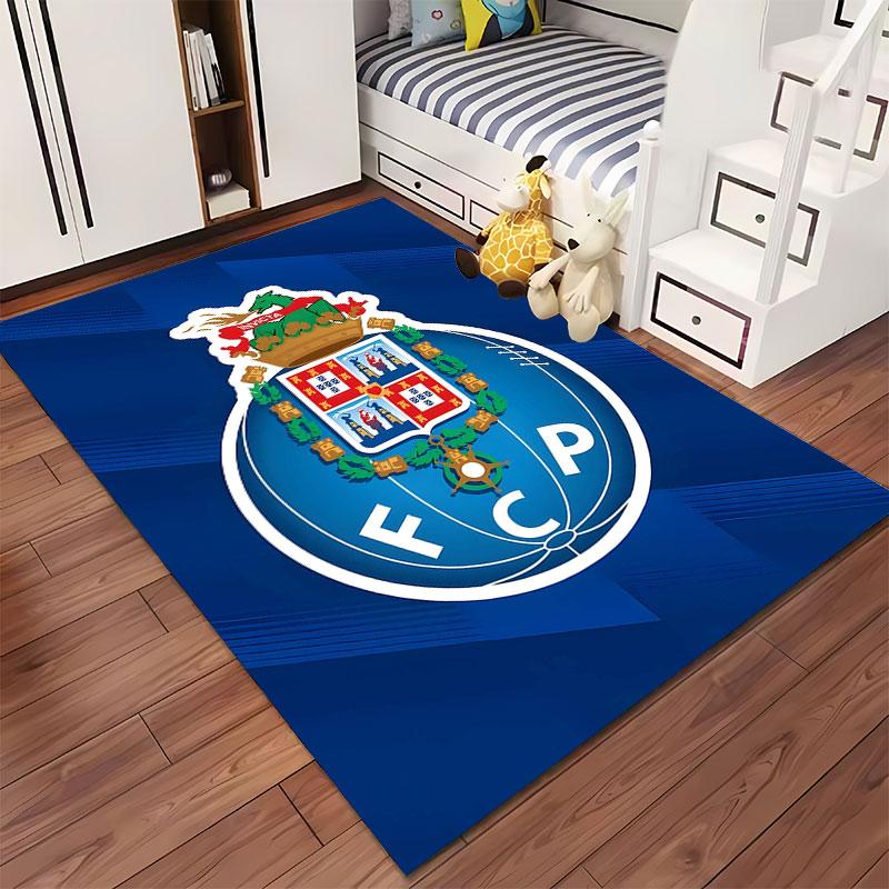 "Blue FCP Logo Pattern Carpet" Suitable As a Non-slip Mat for the Living Room or Bedroom Sofa
