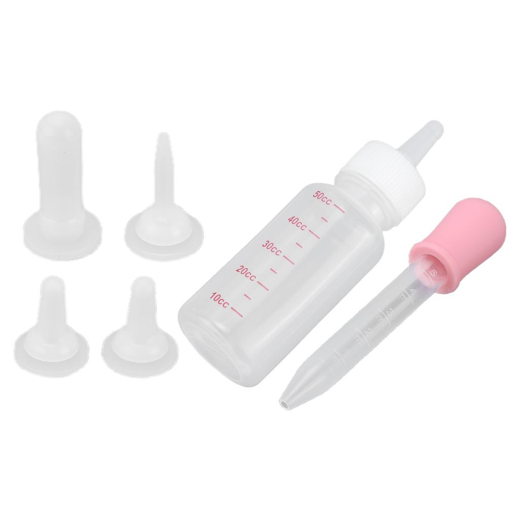 Small Pet Nurser Bottle Nipple Type Portable Nursing Feeding Bottle for Puppy Squirrel Kittens