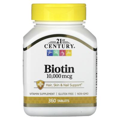 Biotin, 10.000 mcg, 360 Tabletten