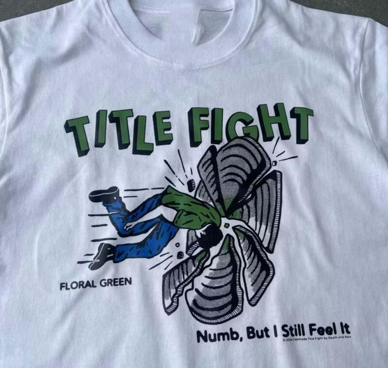 Merry Christmas Title Fight band Full Size 100% Cotton Shirt L