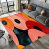 Vintage Colorful LP Vinyl Record Collage Print Rug Non-Slip Washable Area Carpet for Bedroom Music Studio Home Decor Floor Mat