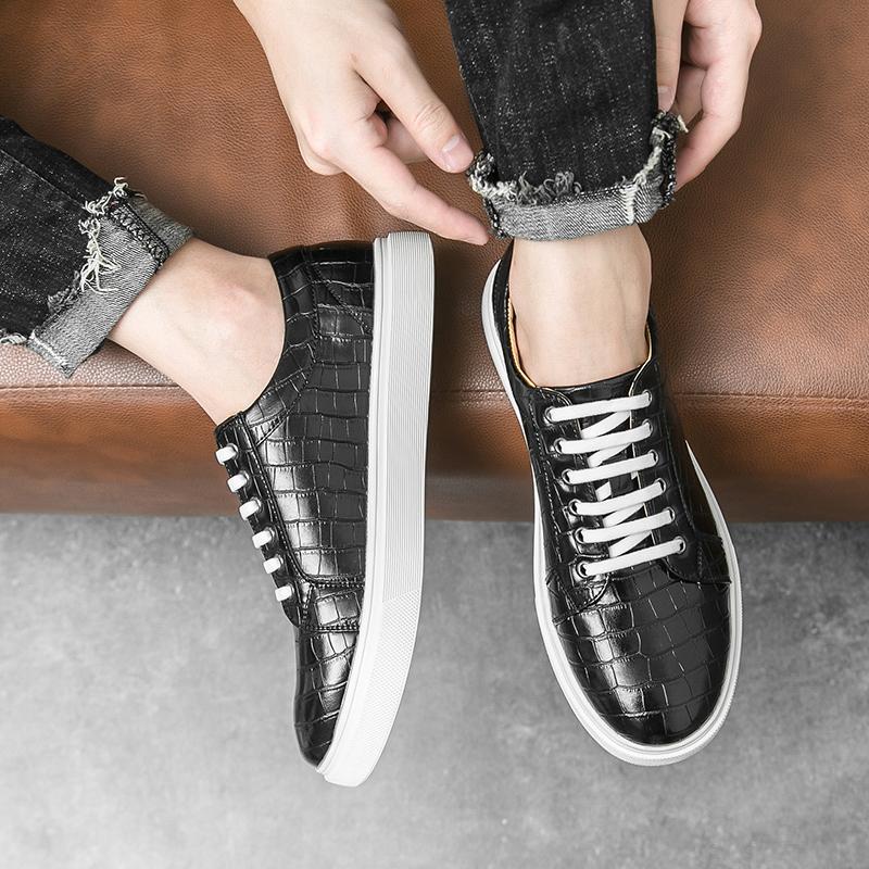 Nye trendy og fasjonable casual herresneakers minimalistisk stil Kontor Komfortable Herresko i plussstørrelse for utendørs fest