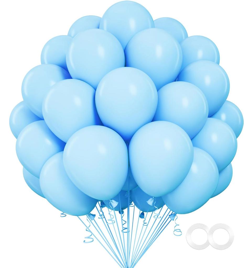 100pcs 12Inch Black Pink Gold Blue Latex Balloons Matte Balloon for Party Birthday Baby Shower Wedding Holiday Decoration