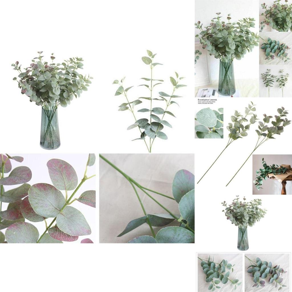 Vibrant 68cm Silk Eucalyptus Green Plant For Beautiful Indoor Decor Arrangements