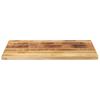 Vidaxl Blat Do Stolika, 80X60X3,8 Cm, Prostokątny, Surowe Drewno Mango