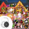 Christmas Snowflake Projector Light Waterproof LED Projector for Indoor Outdoor Christmas Decoration Festive Acces C7R1