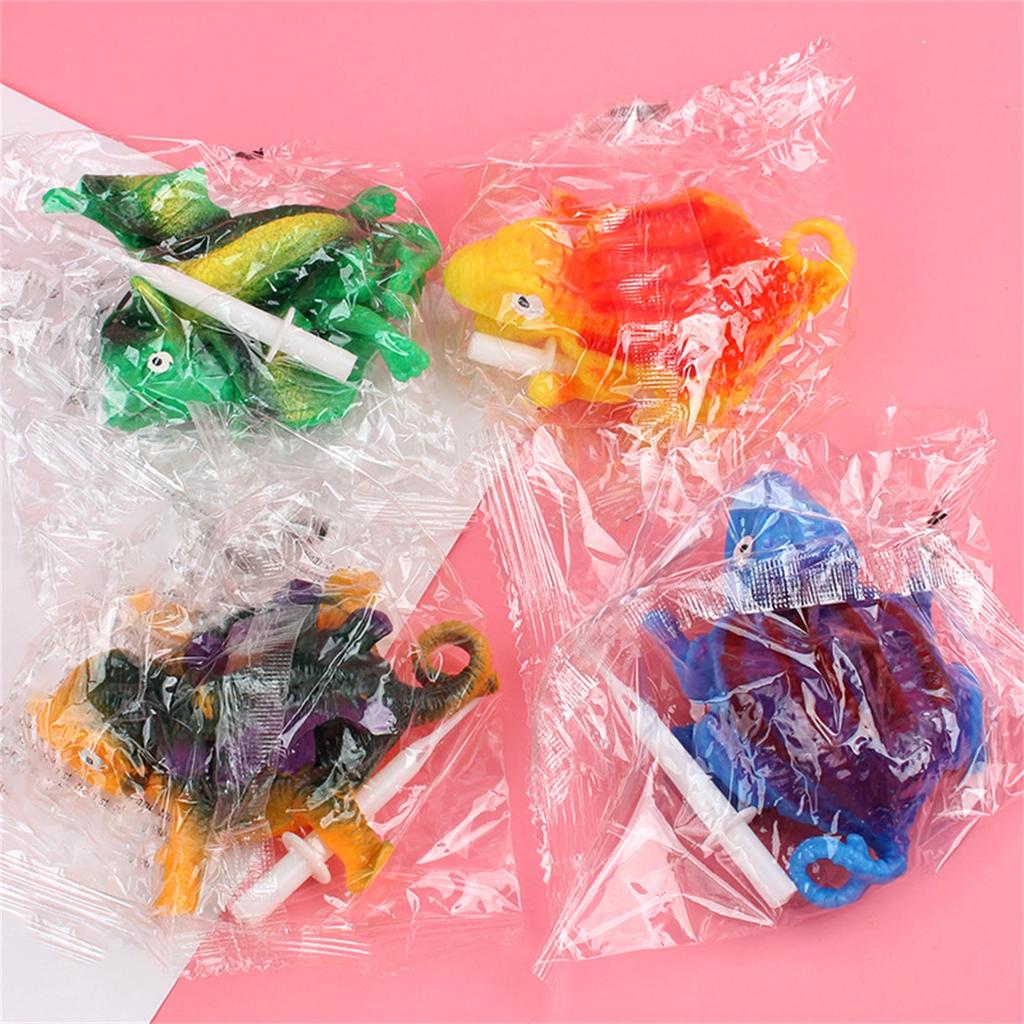 3PCS Kids Funny Dinosaur Animal Inflatable Vent Balls - Squeeze Soft Fidget Balloon Toy Party Sports Cute Funny Games Gift