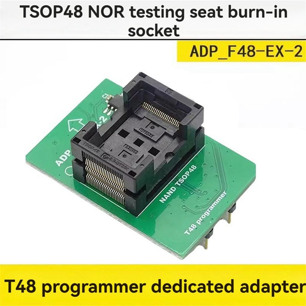 TSOP48 NOR Programmer Adapter Wire Burning Socket for T48 ADP F48 TSOP48-2 Chip Socket