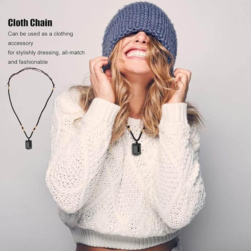 Κολιέ με Κρεμαστό Πέτρας Ακανόνιστου Σχήματος, Ανασυρόμενη Αλυσίδα, Κρεμαστό με Πέτρα Τουρμαλίνη, Κολιέ Τσόκερ, Μοναδική Μακριά Αλυσίδα για Πουλόβερ