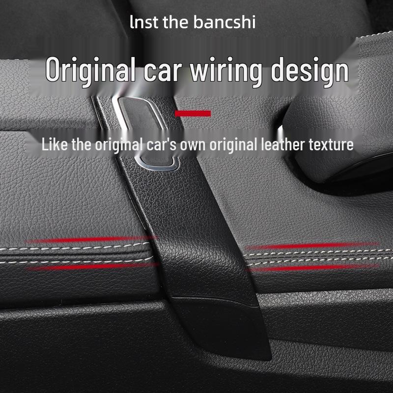 Mercedes-Benz GLA Mittelkonsolen Dekoraufkleber: Passend für GLB220, A-Klasse, CLA, EQA, EQB - Schutzfolie für den Fahrzeuginnenraum.