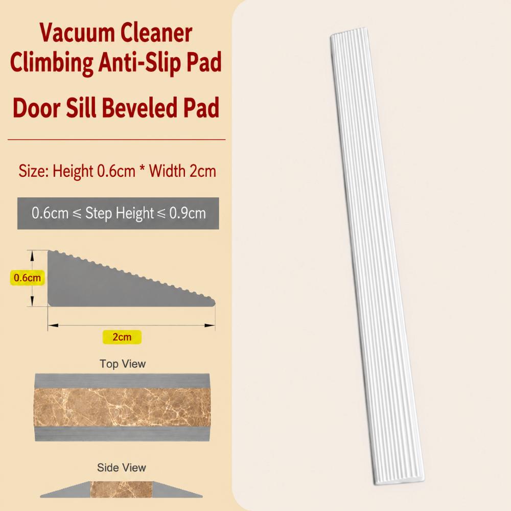 1M Self-adhesive Threshold Ramp Bendable Door Sill Pad Robot Vacuum Pass