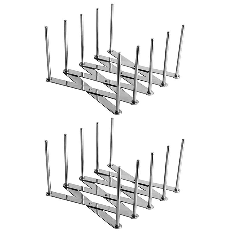 Držáky na poklice Víceúčelový držák na pánve Teleskopické nerezové nádobí Stojan na talíře Stojan na talíře Stojan na talíře Kuchyňský organizér HMM