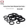 Oil-Resistant Nitrile Rubber O-Ring, Inner Diameter: 43.7/45/46.2/47.5/48.7/50mm X 5.3mm.