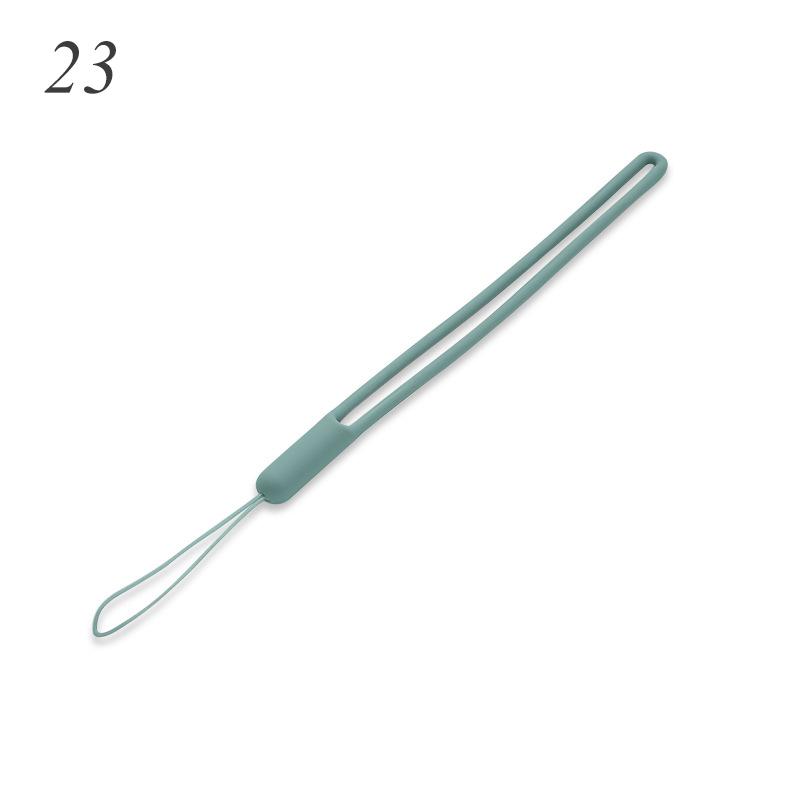 1vnt Mobiliojo telefono raištelis Telefono riešo dirželiai raktų pakabukas Silikoninis tempiamas fotoaparato dirželis vienspalvis