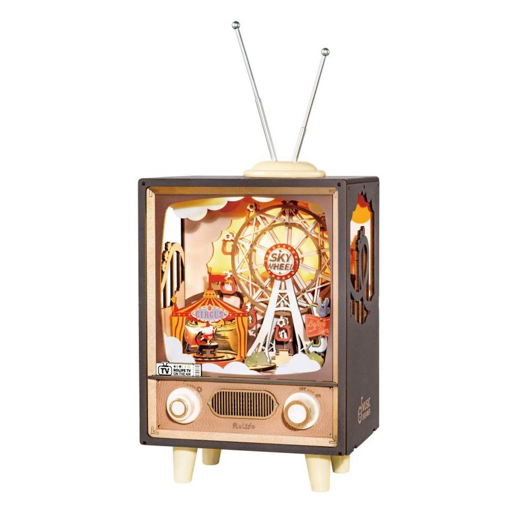 

Дерев яна музична шкатулка DIY Rolife AMT01 Carnival 3D, 174 шт. AMT01