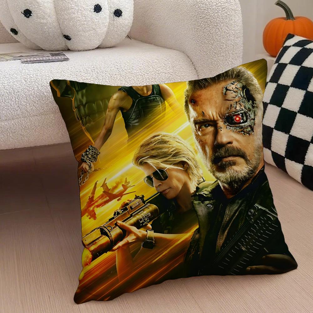 

Casual FAN Gifts The TTerminators Cushion Cover Linen Pillow Case Soft Breathable Protective Couch Room Decoration 30x30cm