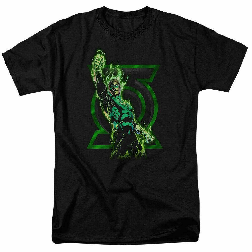 

Green Lantern Fully Charged T Shirt Licensed Comic Book Tee Black L