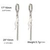 Jumping Cat Swinging Earrings Women's Stainless Steel Long tassel Earrings Fashion Earrings Cute Animal Jewelry Gifts