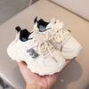 Spring Kids Breathable Mesh Sneakers Boys Girls Soft Sole Dad Shoes Fashion Casual Running Shoes For Children