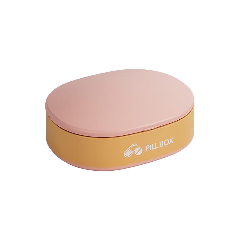 Compact 7-Day Pill Organizer: Portable, Moisture-Proof, Sealed Mini Dispenser for Morning, Noon, and Evening Medications