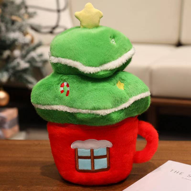 Latest Christmas Home Atmosphere Series Kawaii Stuffed Plush Toy Doll Cartoon Anime Cute Gift for Friends Holiday Gift Fun Doll